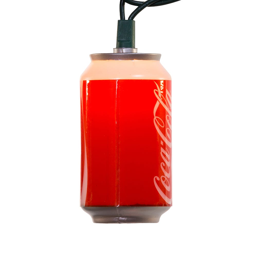 Kurt Adler 10-Light Coca-Cola Can Light Set